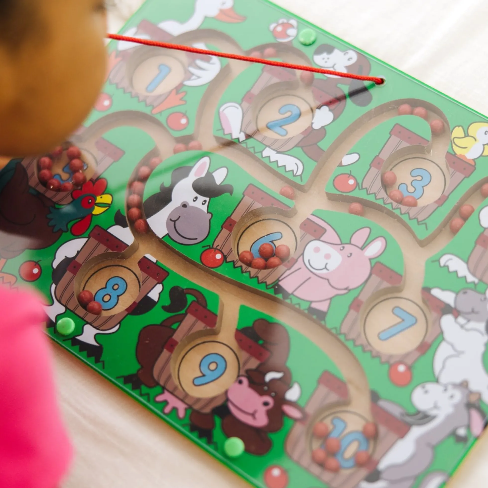 Magnetic Number Maze