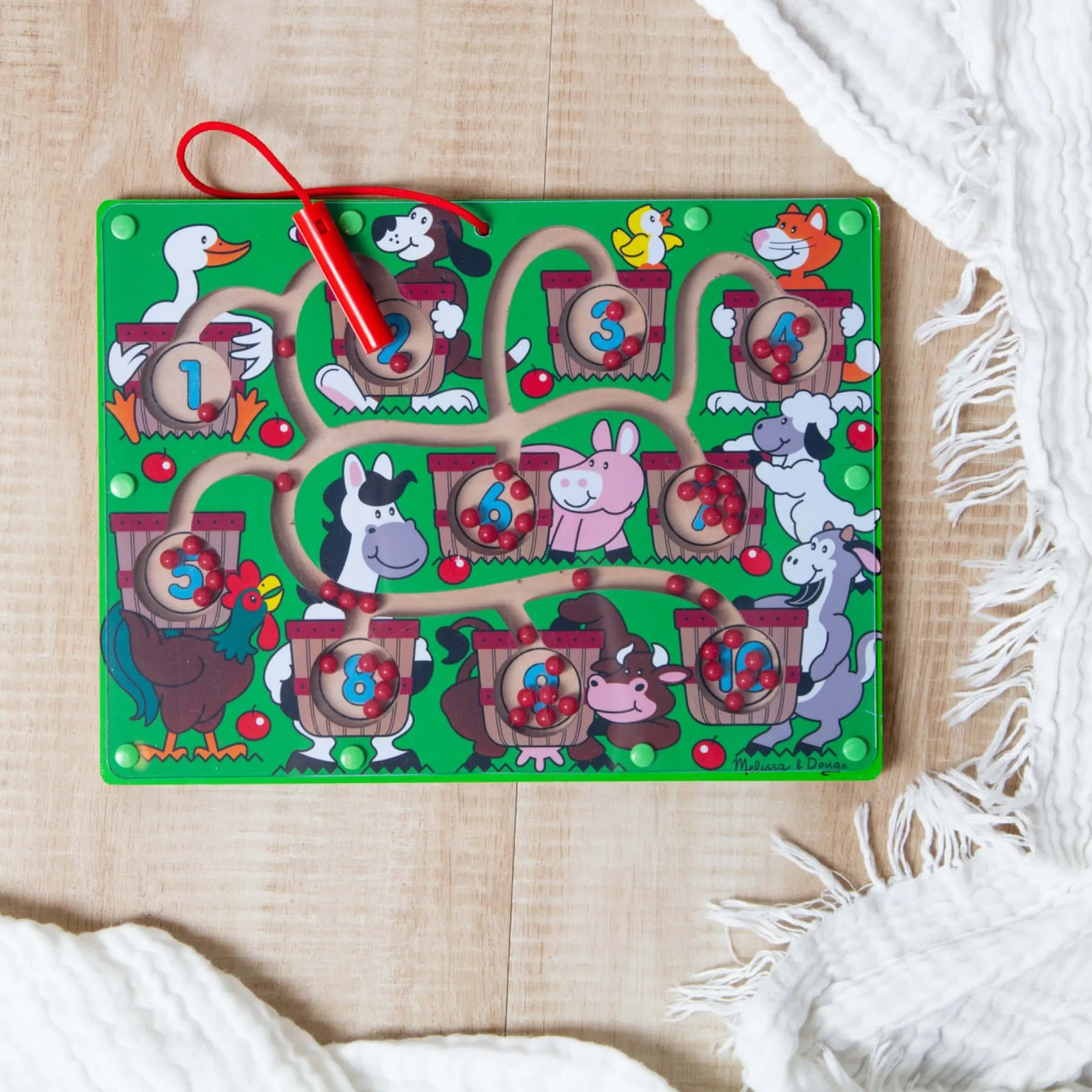 Magnetic Number Maze