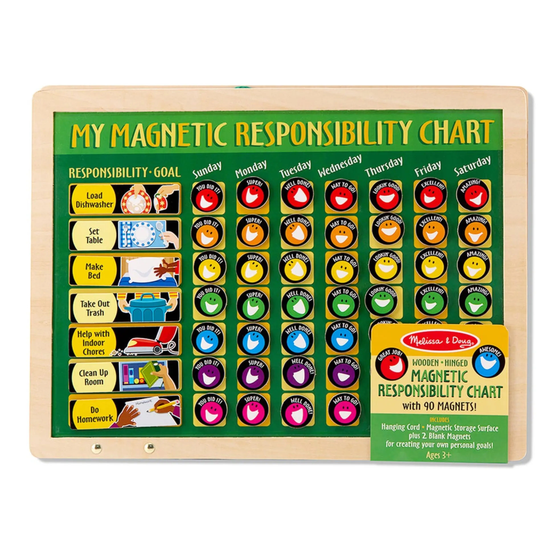 Magnetic Responsibility Chart - Chore Chart