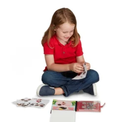 Make-a-Face – Farm Reusable Sticker Pad – On the Go Travel Activity