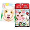Make-A-Face Reusable Sticker Pad 3-Pack: Safari, Farm, Pets