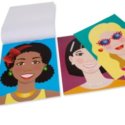 Make-a-Face Sticker Pad - Fashion Faces