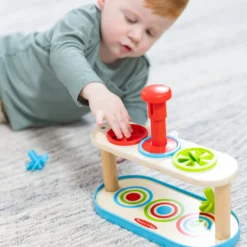 Match & Push Spinning Tops