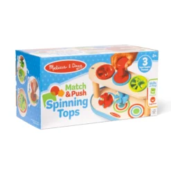 Match & Push Spinning Tops