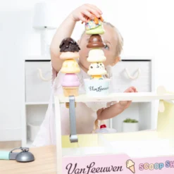 Melissa & Doug x Van Leeuwen Wooden Ice Cream Counter