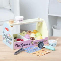Melissa & Doug x Van Leeuwen Wooden Ice Cream Counter