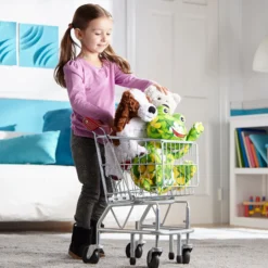 Metal Grocery Shopping Cart Toy