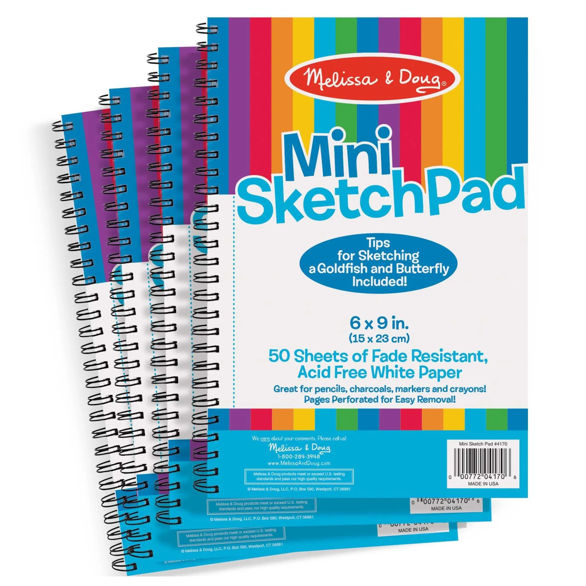 Mini Sketch Pad 4-Pack