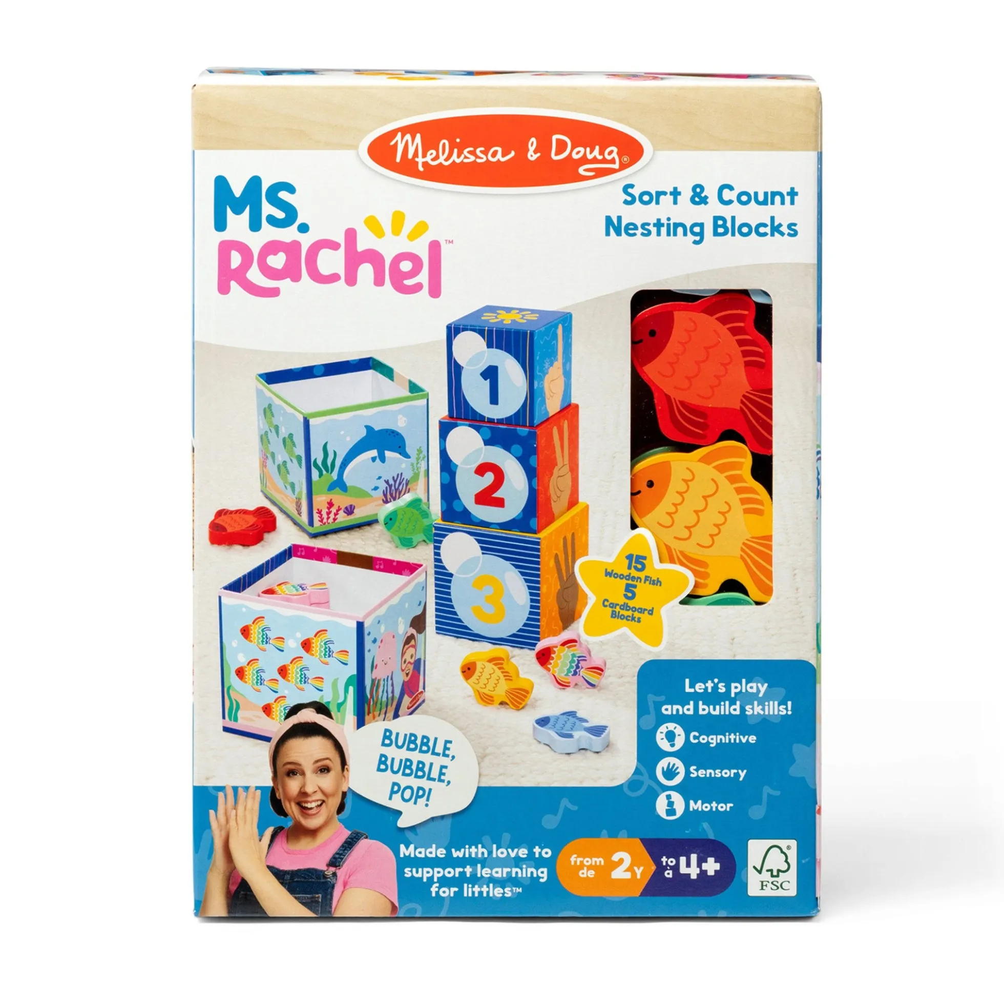 Ms. Rachel™ Sort & Count Nesting Blocks