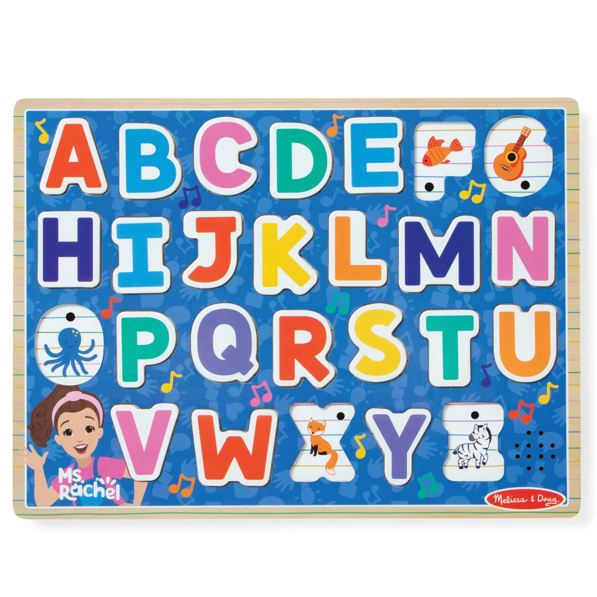 Ms. Rachel™ Wooden Phonics Alphabet Sound Puzzle - 26 Pieces