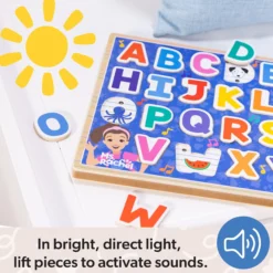 Ms. Rachel™ Wooden Phonics Alphabet Sound Puzzle - 26 Pieces