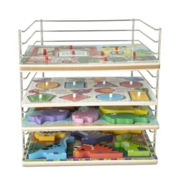 Multi-Fit Wire Puzzle Rack