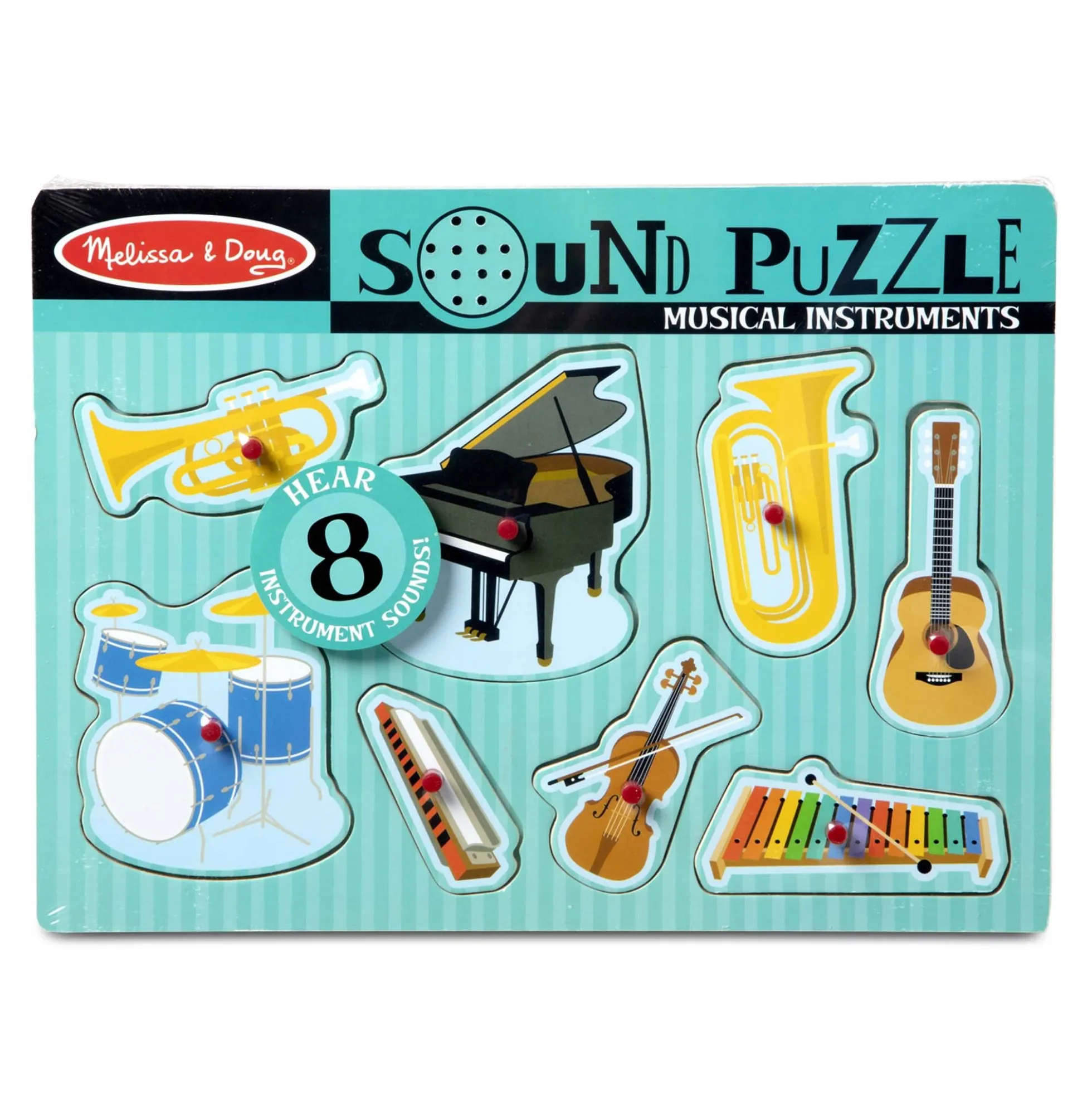Musical Instruments Sound Puzzle - 8 Pieces