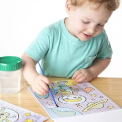 My First Paint With Water Kids' Art Pad With Paintbrush - Pirates, Space, Construction, and More