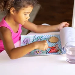 My First Paint With Water Kids' Art Pad With Paintbrush - Cheerleaders, Flowers, Fairies, and More