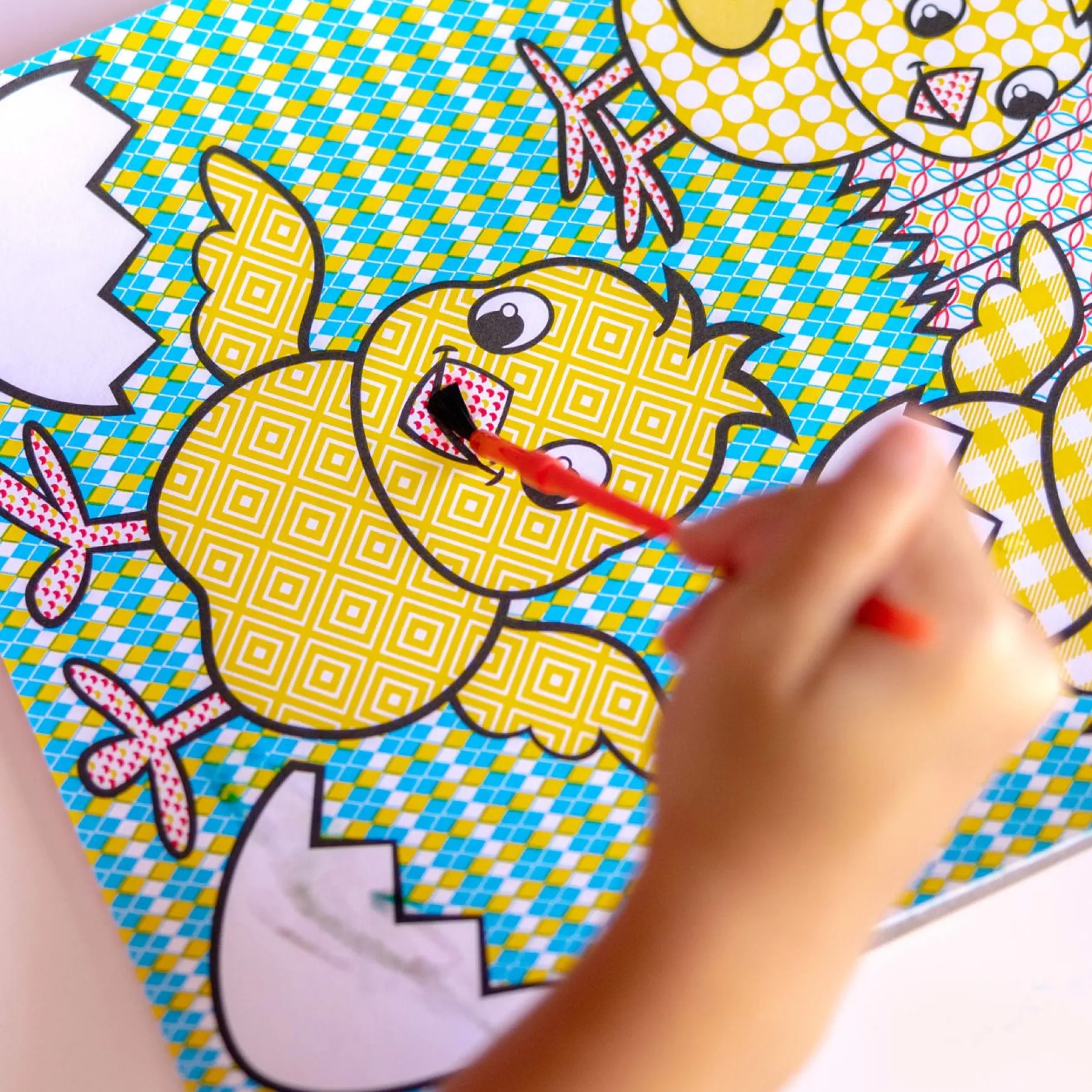 My First Paint With Water Kids' Art Pad With Paintbrush - Cheerleaders, Flowers, Fairies, and More