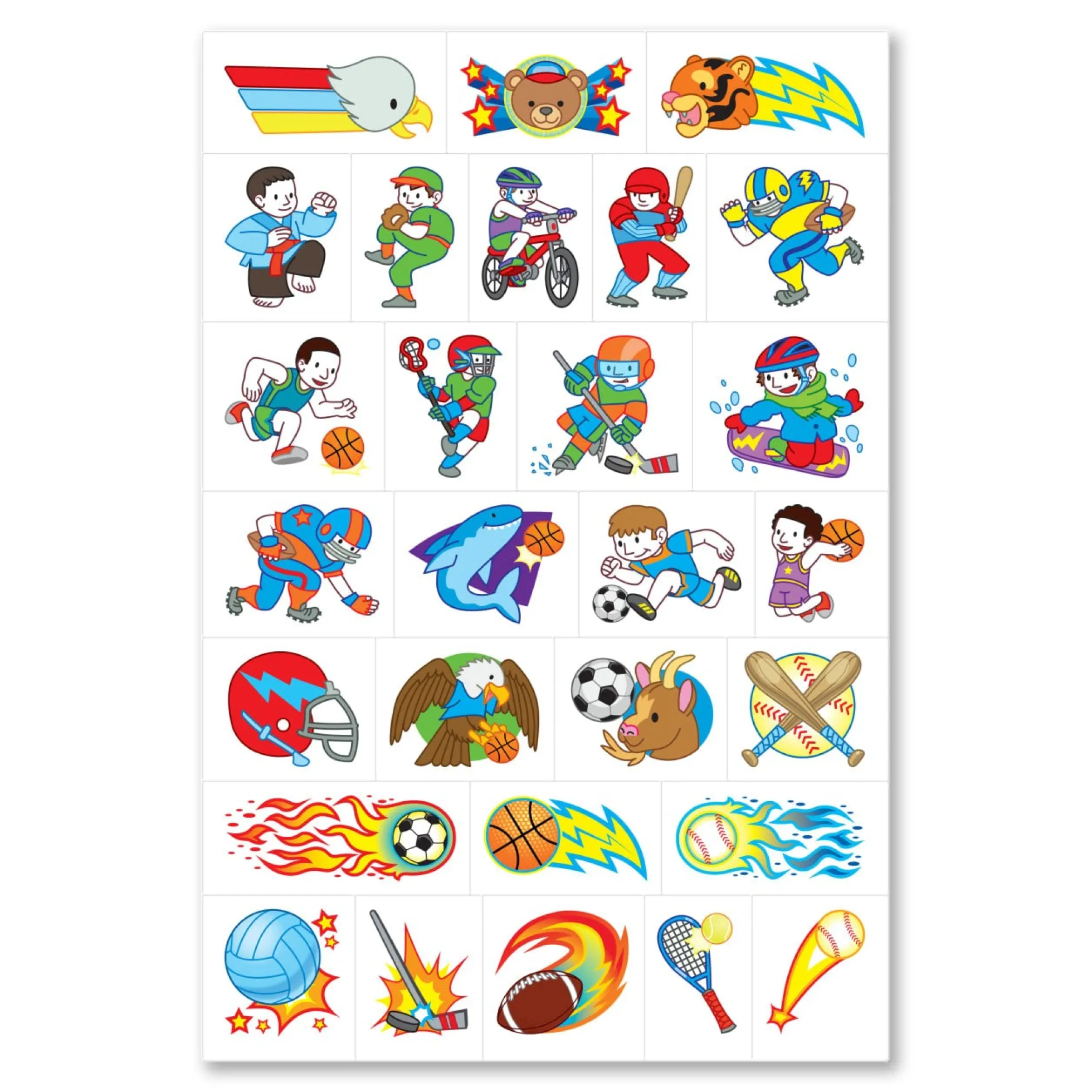 My First Temporary Tattoos: 100+ Kid-Friendly Tattoos - Adventure, Creatures, Sports, and More