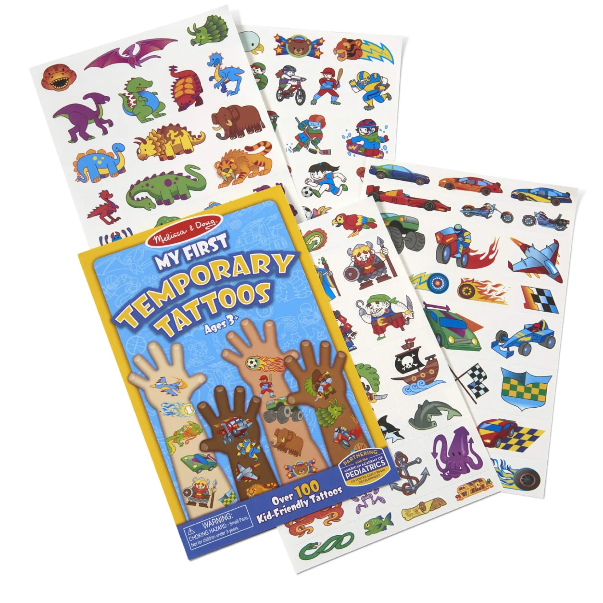 My First Temporary Tattoos: 100+ Kid-Friendly Tattoos - Adventure, Creatures, Sports, and More