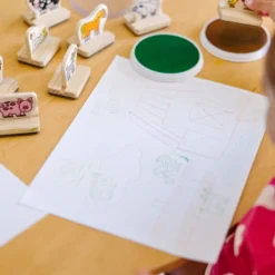 My First Wooden Stamp Set - Farm Animals