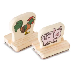 My First Wooden Stamp Set - Farm Animals