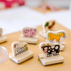My First Wooden Stamp Set - Farm Animals