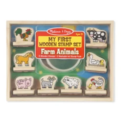 My First Wooden Stamp Set - Farm Animals