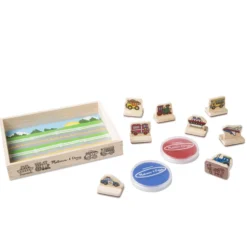 My First Wooden Stamp Set - Vehicles