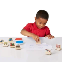 My First Wooden Stamp Set - Vehicles