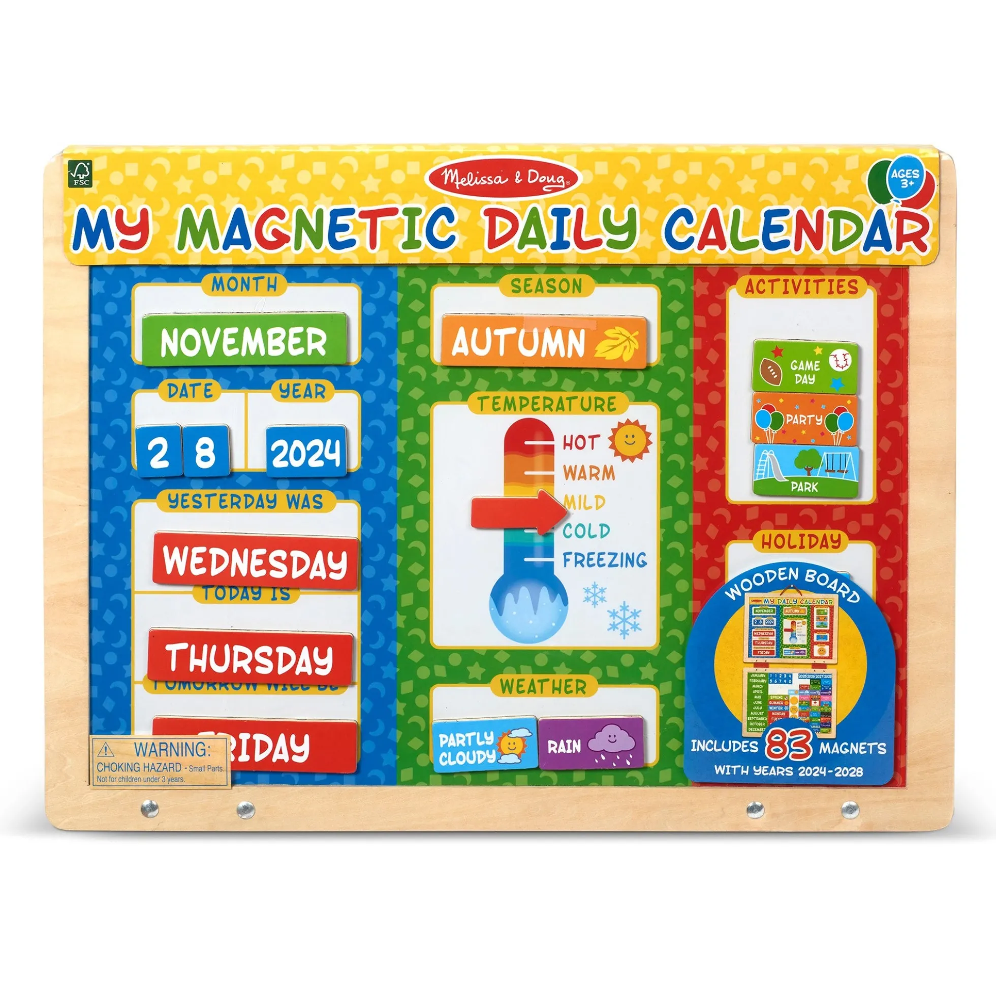 My Magnetic Daily Calendar