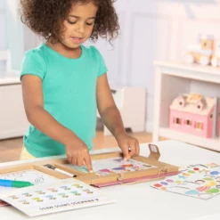 Natural Play: Play, Draw, Create Reusable Drawing & Magnet Kit – Princesses