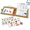 Natural Play: Play, Draw, Create Reusable Drawing & Magnet Kit – Farm