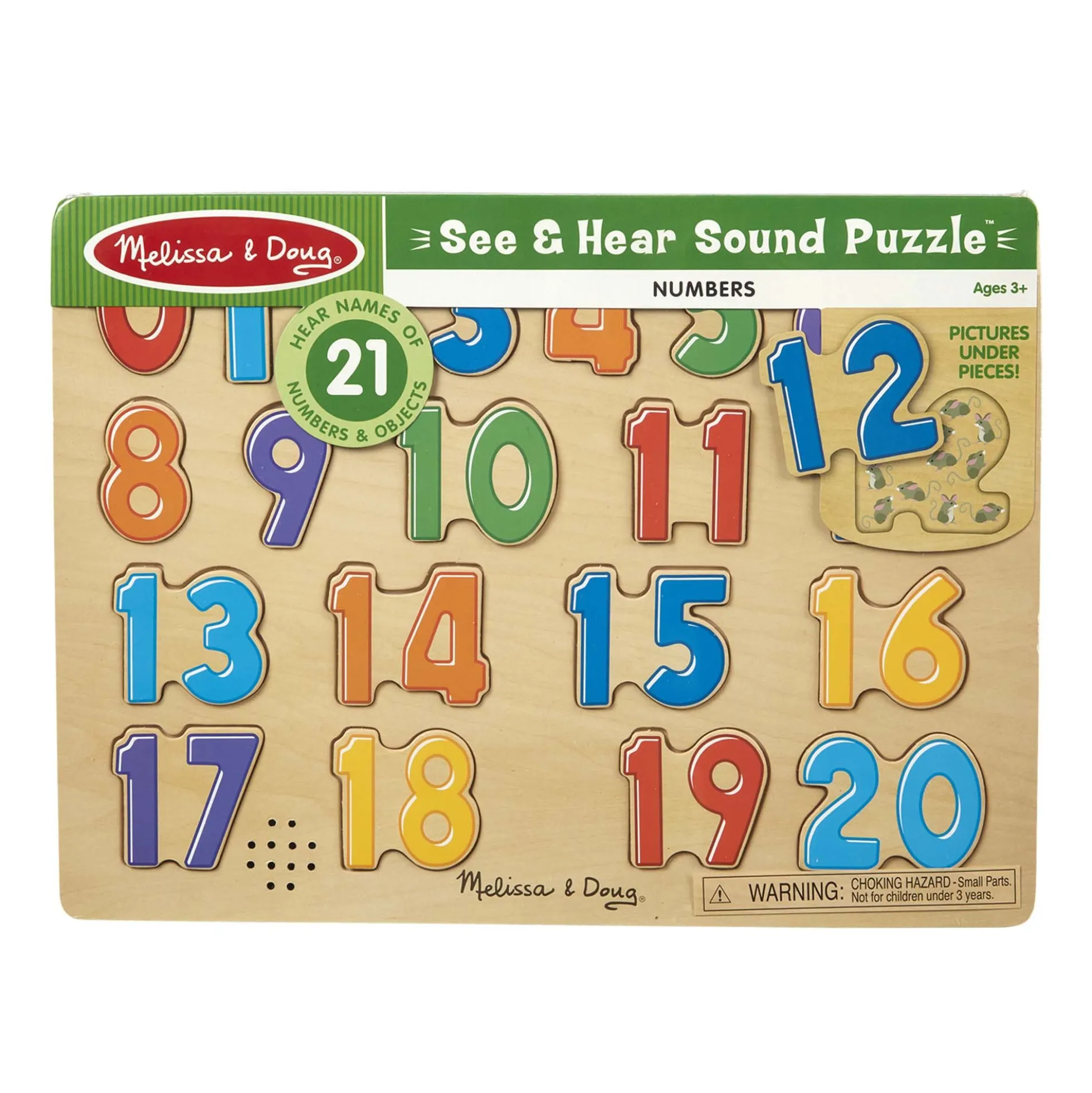 Numbers Sound Puzzle - 21 Pieces