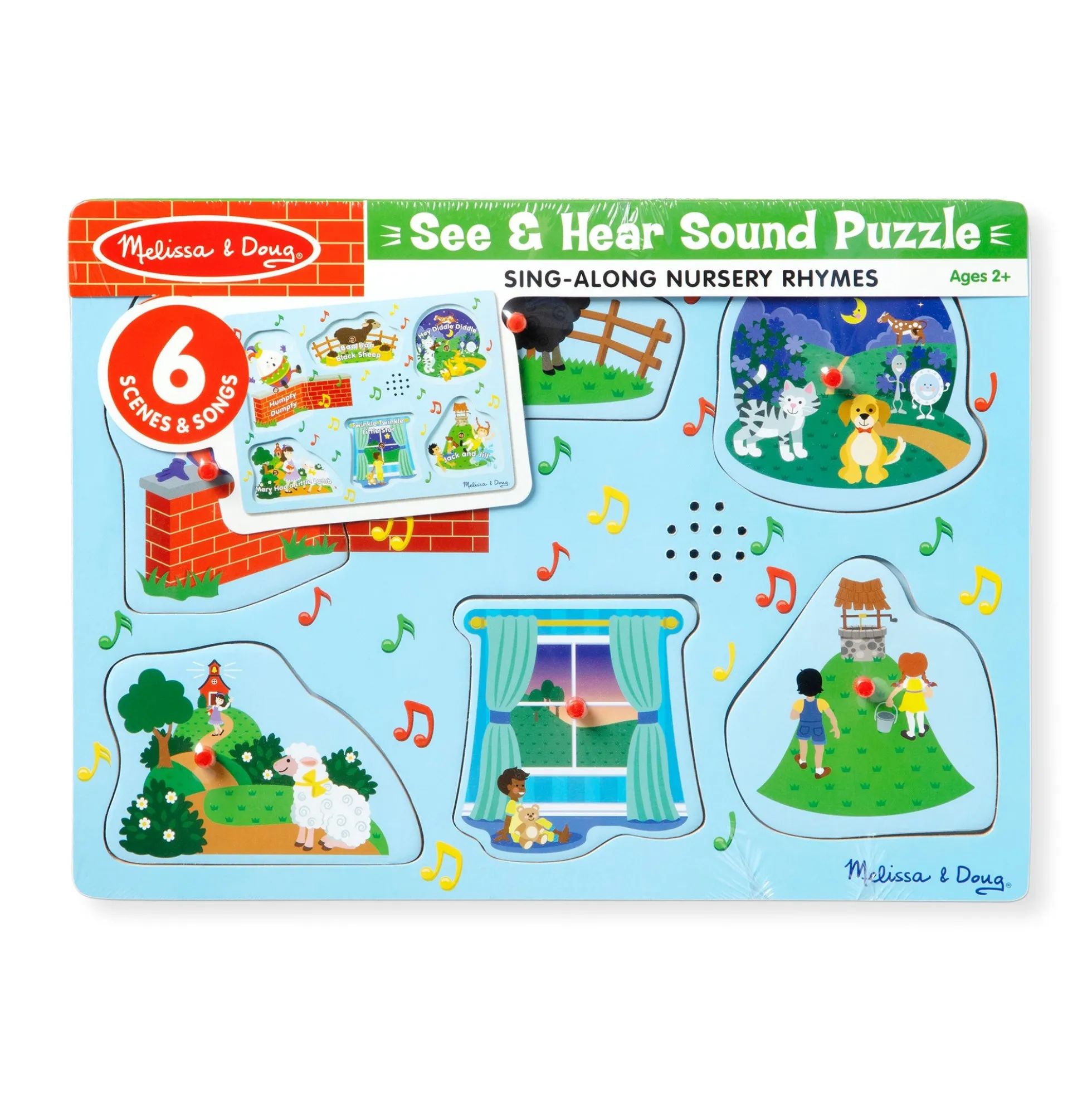 Nursery Rhymes 2 Sound Puzzle - 6 PIeces