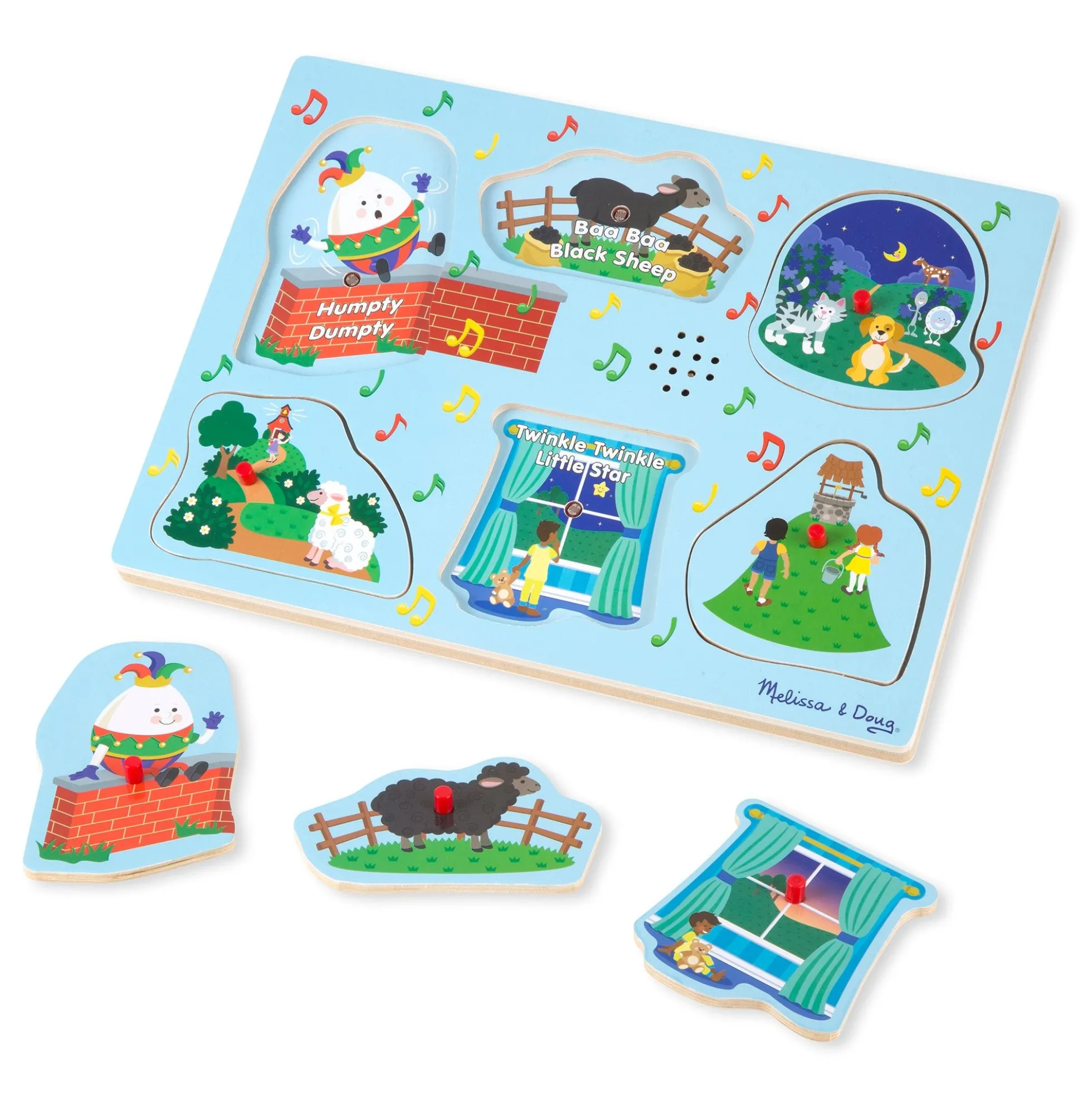 Nursery Rhymes 2 Sound Puzzle - 6 PIeces