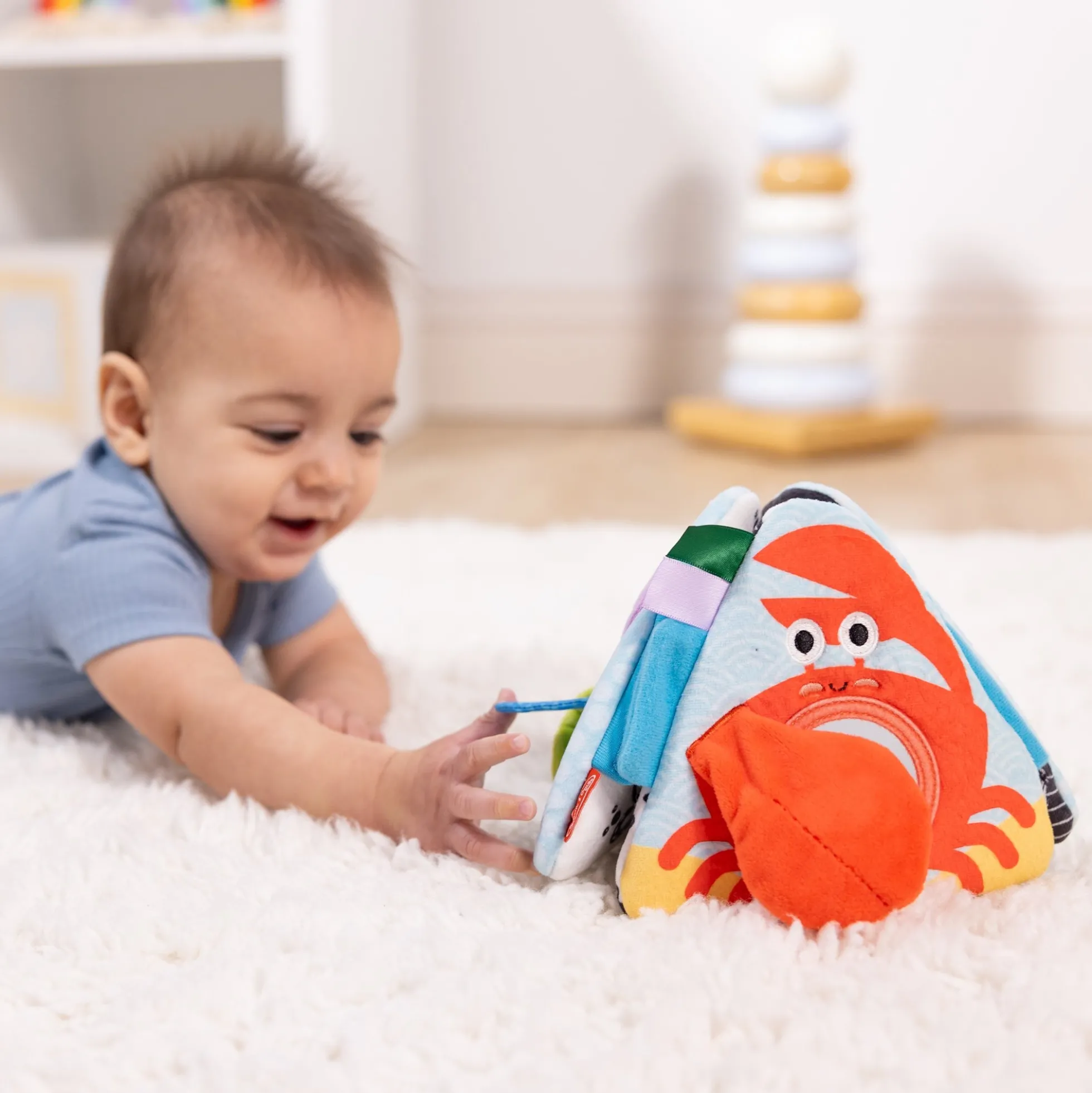 Ocean Tummy Time Triangle Baby Toy