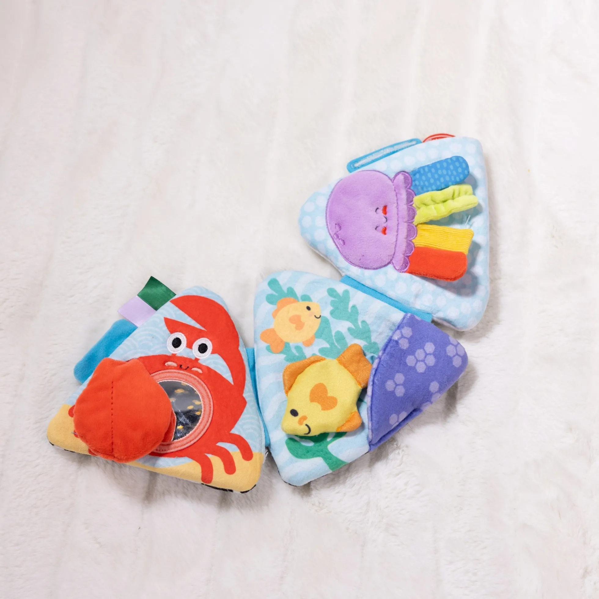 Ocean Tummy Time Triangle Baby Toy
