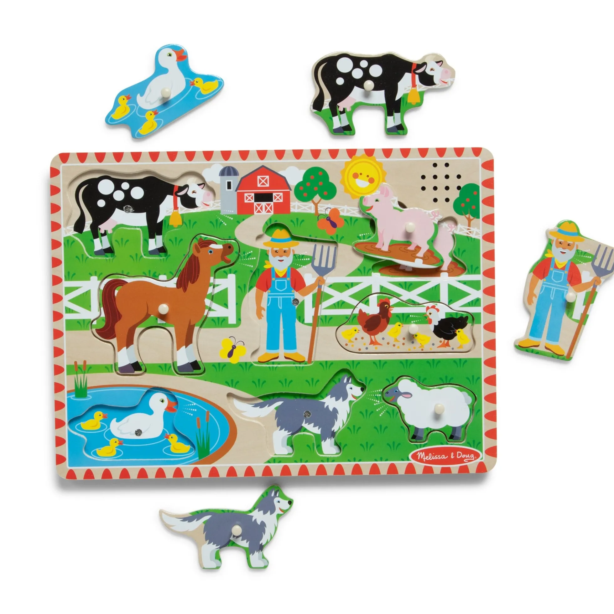 Old MacDonald's Farm Song Puzzle - 8 Pieces
