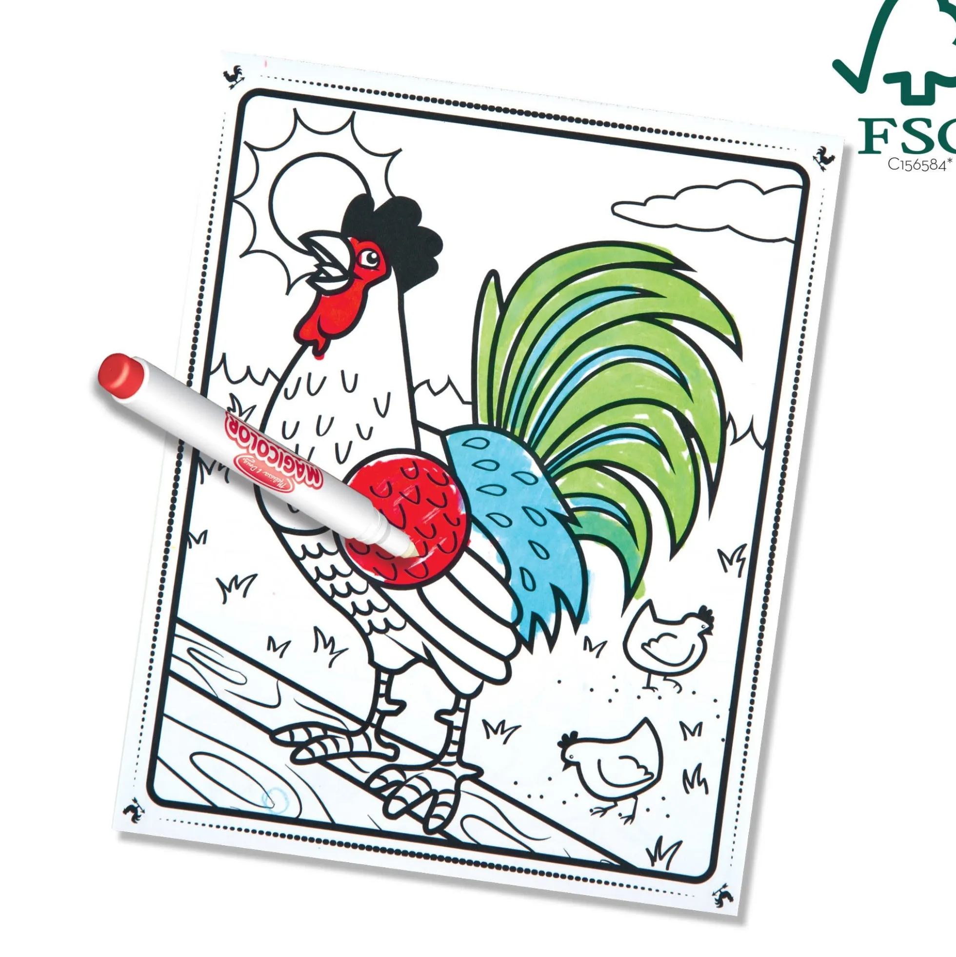 On the Go Magicolor Coloring Pad - Farm Animals