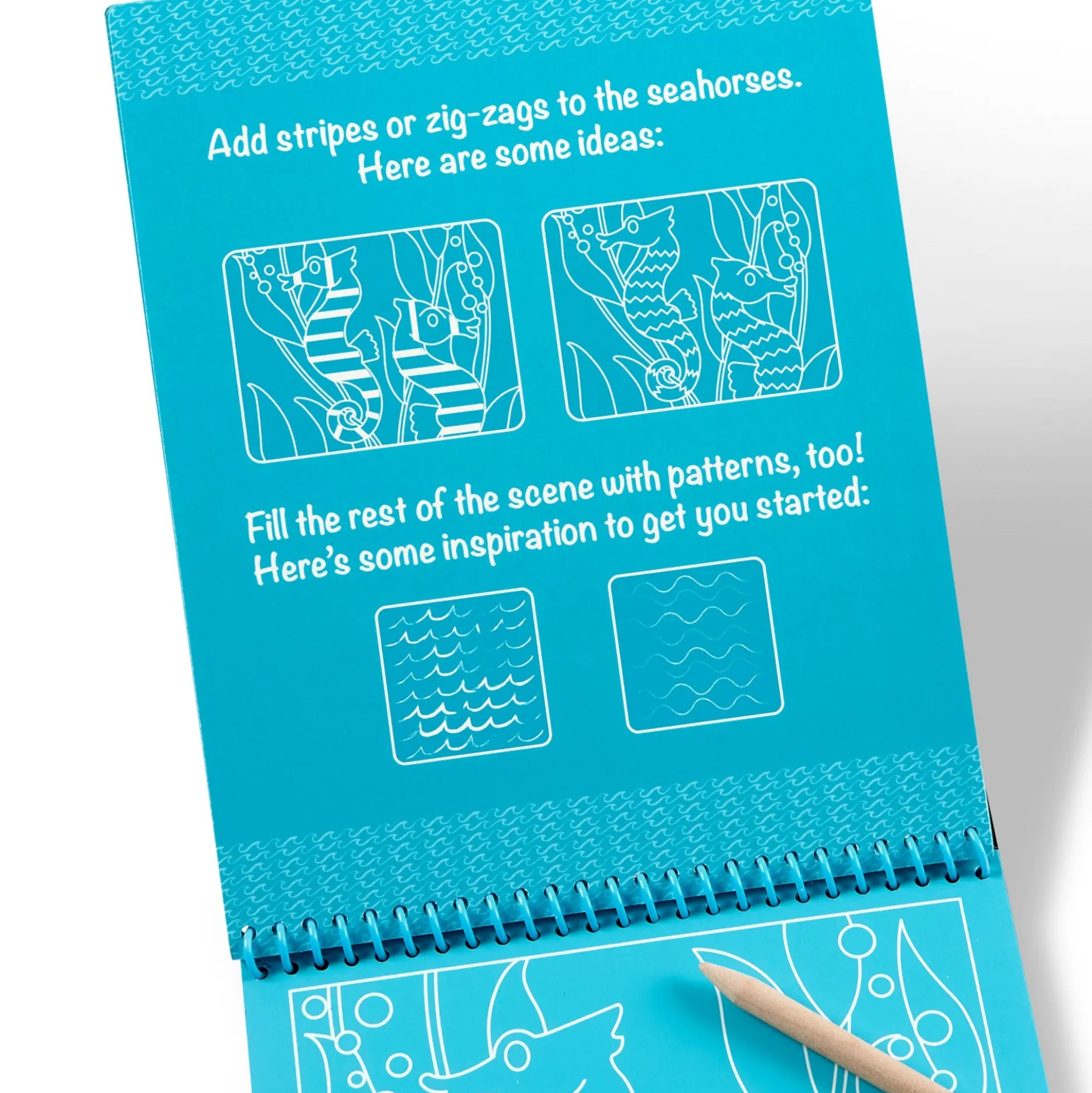 On the Go Scratch Art Color-Reveal Pad - Sea Life