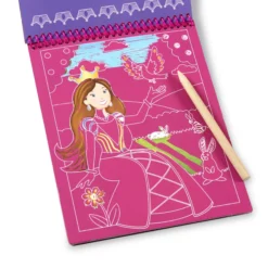 On the Go Scratch Art Color Reveal Pad - Fairy Tales