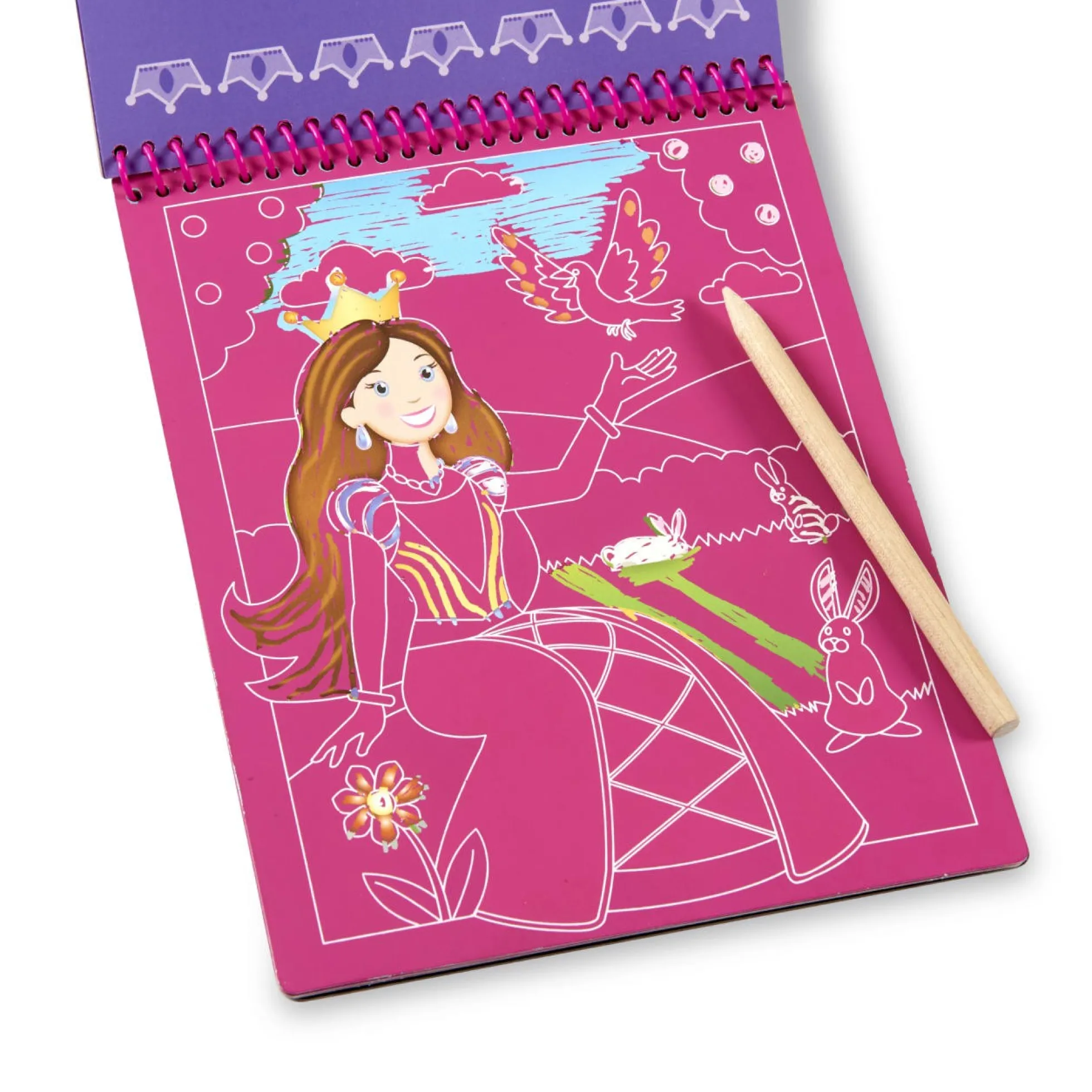 On the Go Scratch Art Color Reveal Pad - Fairy Tales