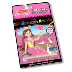 On the Go Scratch Art Color Reveal Pad - Fairy Tales