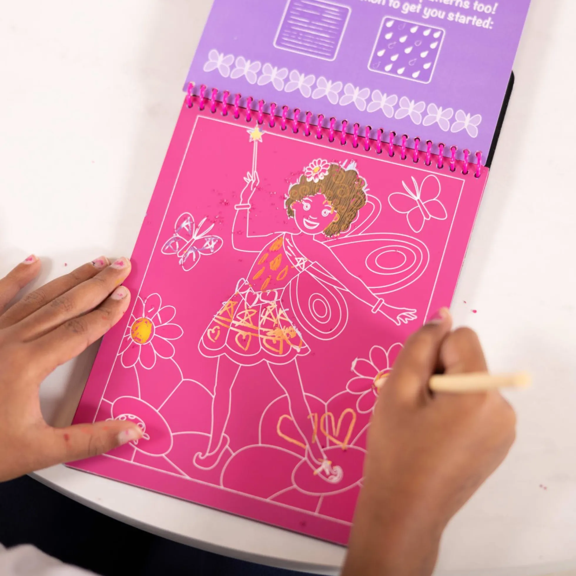 On the Go Scratch Art Color Reveal Pad - Fairy Tales