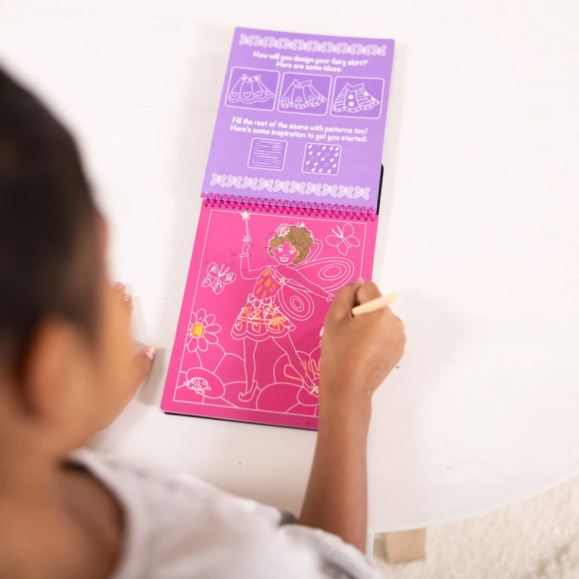 On the Go Scratch Art Color Reveal Pad - Fairy Tales