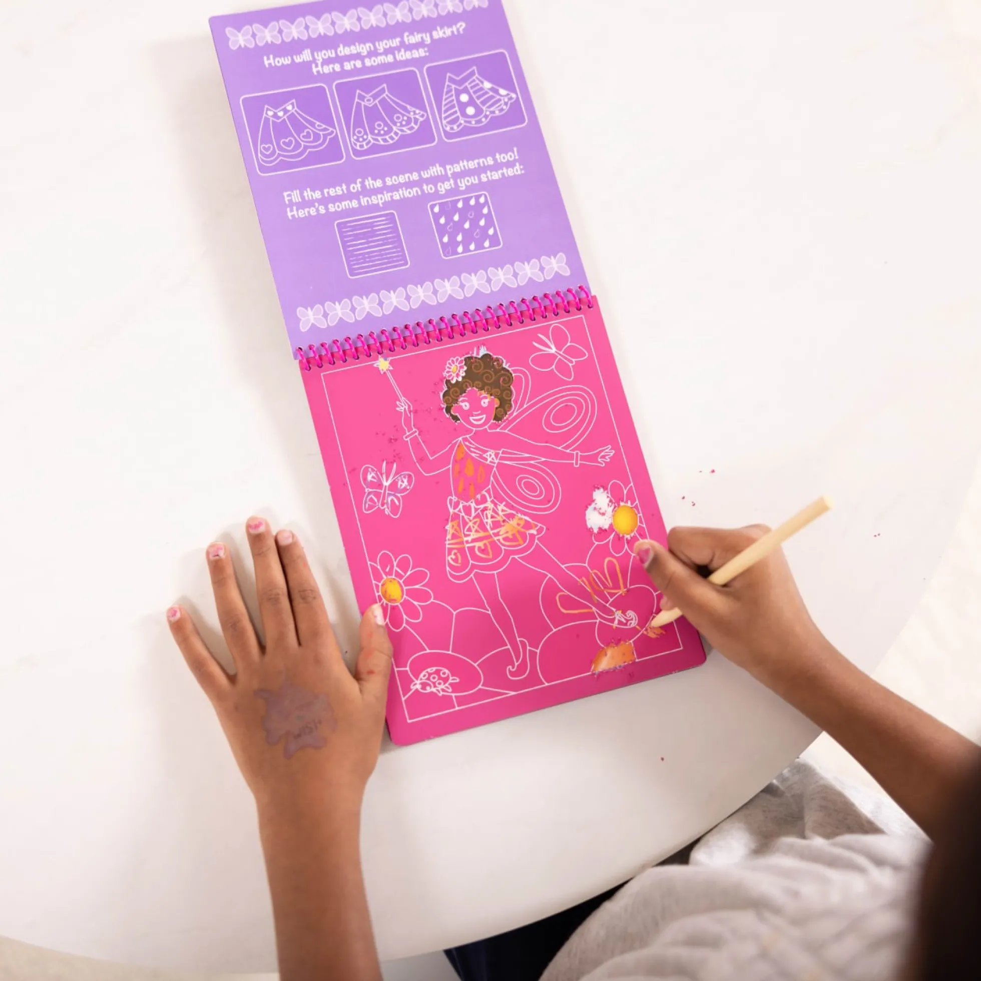 On the Go Scratch Art Color Reveal Pad - Fairy Tales