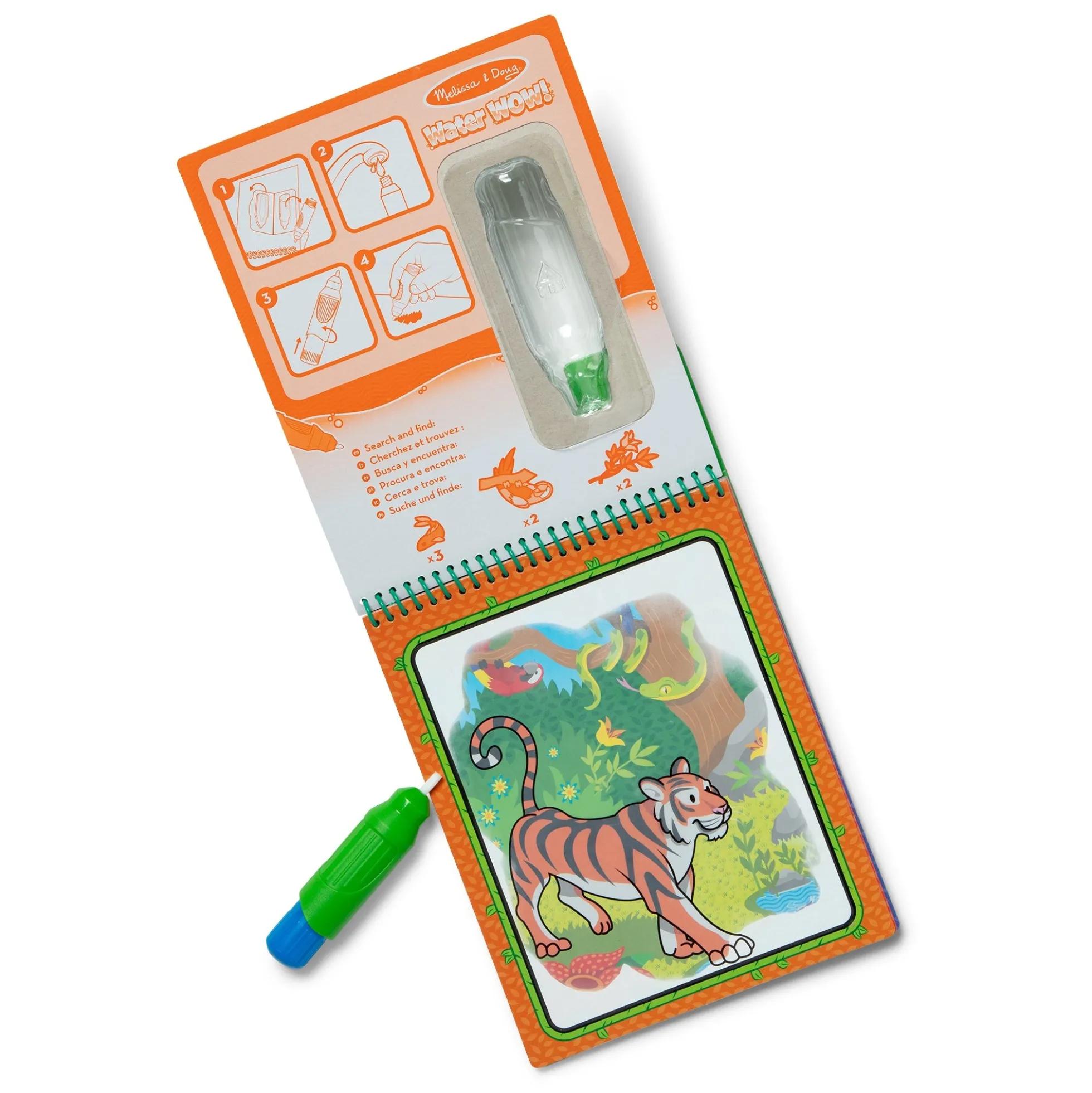 On the Go Water Wow! Water-Reveal Pad – Jungle