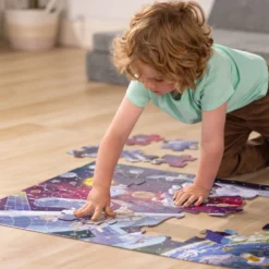 Outer Space Glow-in-the-Dark Floor Puzzle – 48 Pieces
