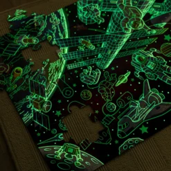 Outer Space Glow-in-the-Dark Floor Puzzle – 48 Pieces
