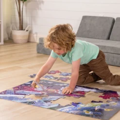 Outer Space Glow-in-the-Dark Floor Puzzle – 48 Pieces