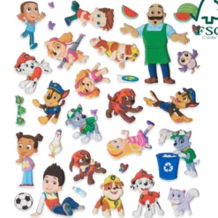 PAW Patrol Restickable Puffy Stickers - Adventure Bay